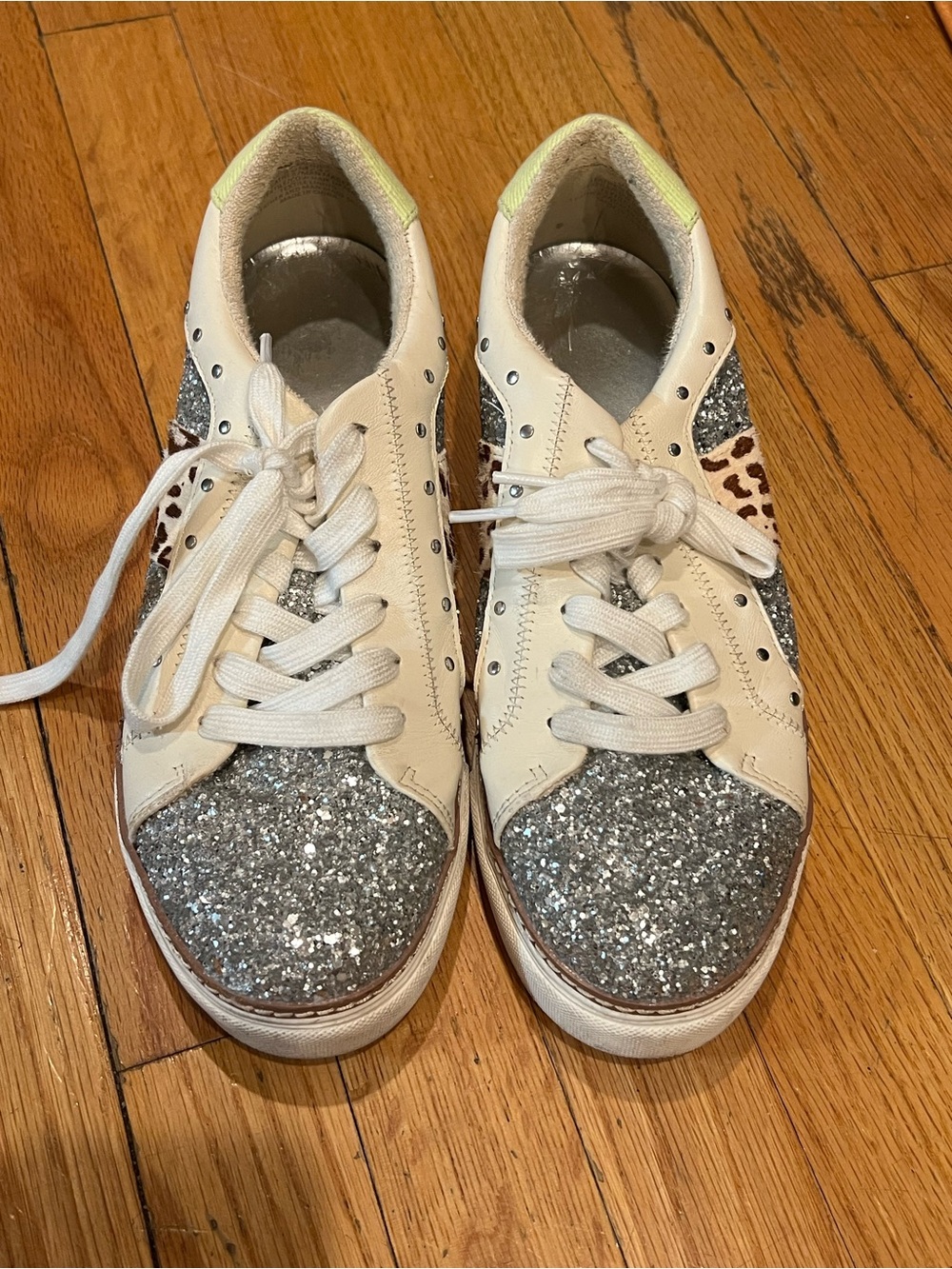 Animal print sneakers